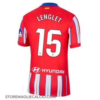 Atletico Madrid Clement Lenglet #15 Maglia Gara Casa Repliche 2024-25 Maniche Corte